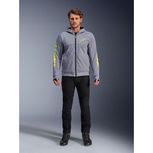 BUNDA CHROME V2 ŠPORT, ALPINESTARS (ŠEDÁ/ŽLUTÁ FLUO) 2026