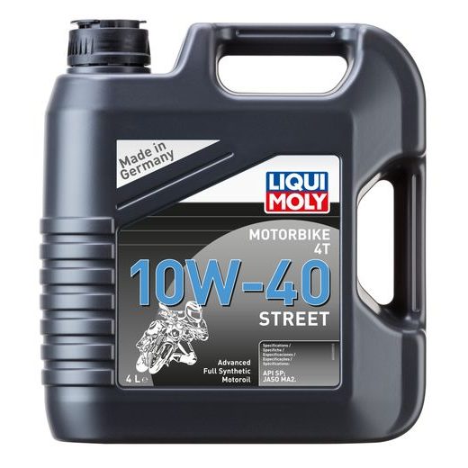 LIQUI MOLY MOTORBIKE 4T 10W40 STREET, POLOSYNTETICKÝ MOTOROVÝ OLEJ 4 L