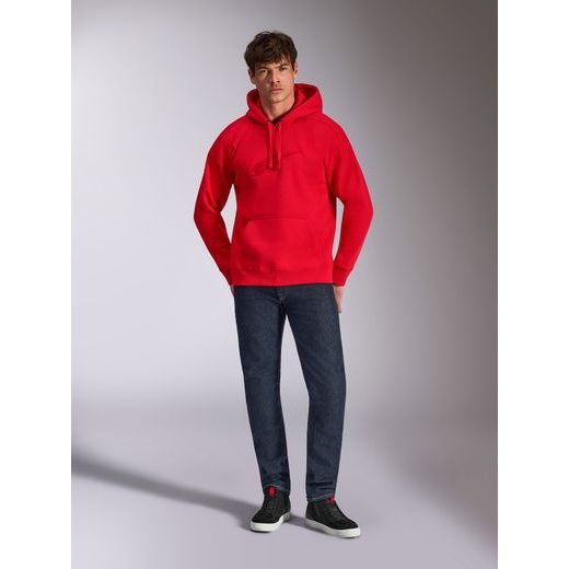 MIKINA EMERGENT OVERSIZED HOODIE, ALPINESTARS (ČERVENÁ)