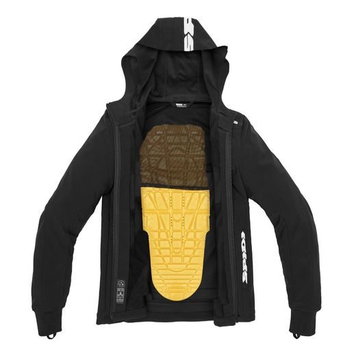 BUNDA HOODIE ARMOR LIGHT 2023, SPIDI (ČIERNA)
