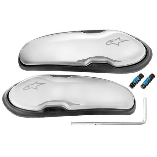 SLIDERY ŠPIČKY PRE TOPÁNKY SUPERTECH R/SMX PLUS/SMX-6/SMX S A SMX-1 R, ALPINESTARS (BIELA, ZLIATINA HLINÍKU/PLAST, PÁR)