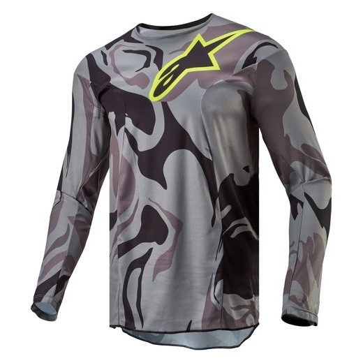 DRES RACER TACTICAL, ALPINESTARS (ŠEDÁ CAMO/ŽLUTÁ FLUO/ČERNÁ) 2024