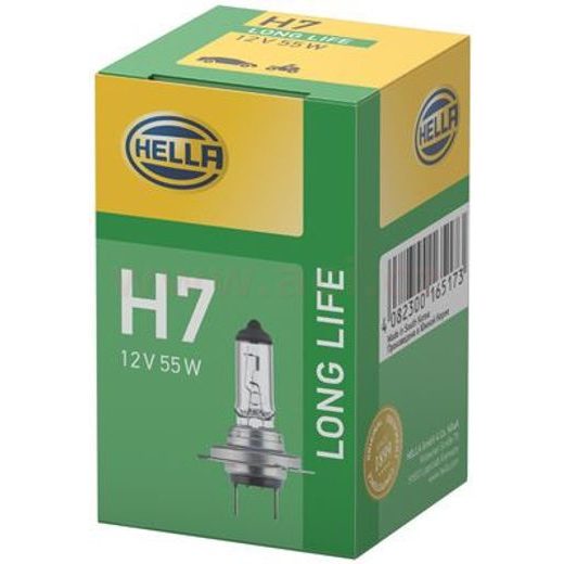 ŽÁROVKA H7 12V 55W (PATICE PX26D) LONG LIFE HELLA