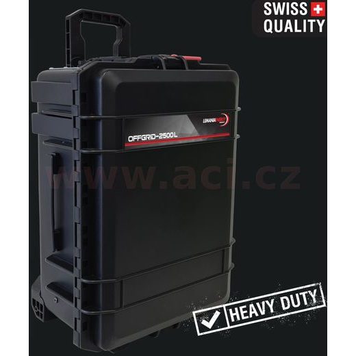 PROFESIONÁLNÍ LITHIOVÁ NAPÁJECÍ STANICE LEMANIA OFFGRID 2500L