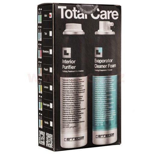 PĚNOVÝ ČISTIČ VÝPARNÍKU + ČISTIČ KLIMATIZACE A INTERIÉRU VOZIDLA (SPREJ 60 ML+100 ML) - MÁTA