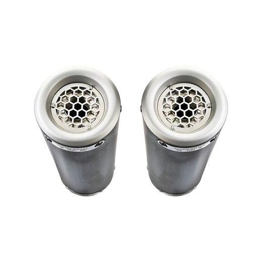 DVOJITÁ KONCOVKA VÝFUKU SLIP - ON GPR M3 D.83.M3.TN BRUSHED TITANIUM