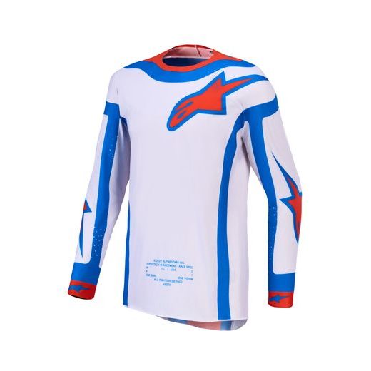 DRES SUPERTECH VESTA, ALPINESTARS (SVETLE ŠEDÁ/ČERVENÁ/MODRÁ) 2027