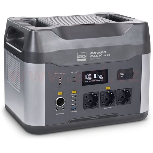 NABÍJECÍ STANICE S MĚNIČEM NAPĚTÍ GYS POWER PACK 14.22 (1400 WH)
