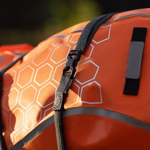 ZAVAZADLOVÉ POPRUHY ATLAS B-CLIP, 2 KS, OXFORD (ŠEDÁ, 17MM X 1,2M)