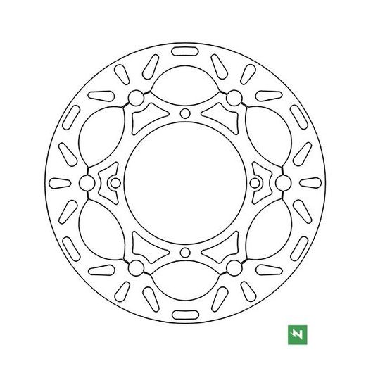 BRZDOVÝ KOTÚČ PLÁVAJÚCE ZVĚTŠENÝ 270 MM, NEWFREN