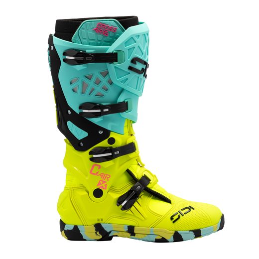 SIDI BOTY CROSSAIR X MINT/FLUO YELLOW