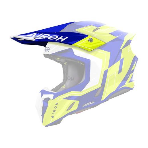 ŠILT PRE PRILBU TWIST 3, AIROH (DIZZY - MODRO ŽLTÝ LESKLÝ)