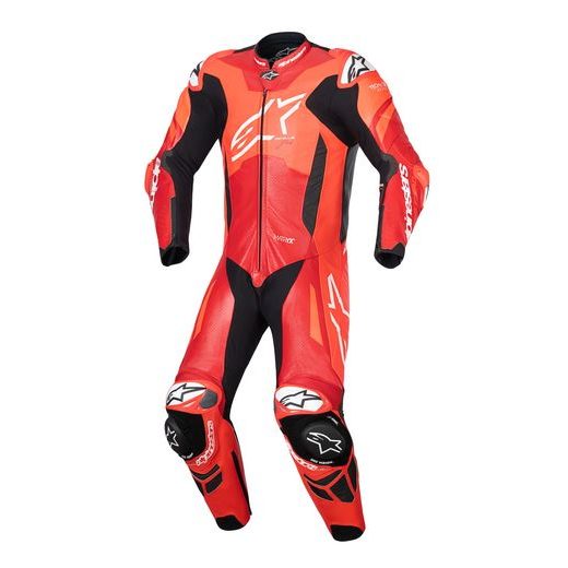 JEDNODIELNA KOMBINÉZA GP PLUS V4 SPRINT, TECH-AIR KOMPATIBILNÝ, ALPINESTARS (ČERVENÁ FLUO/ČERVENÁ/BÍLÁ/ČERNÁ) 2026