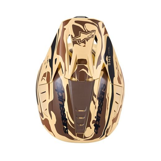 PRILBA S-M5 MINERAL, ALPINESTARS (TMAVO HNEDÁ CAMO MATNÁ) 2026