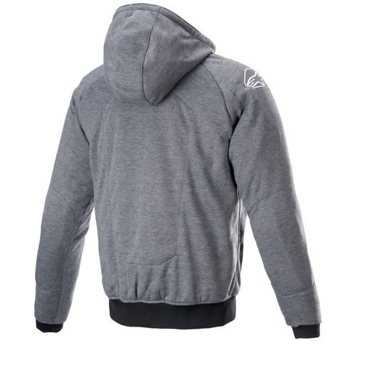 BUNDA CHROME IGNITION HOODIE, ALPINESTARS (ŠEDÁ/BÍLÁ/ČERNÁ/ČERVENÁ) 2026