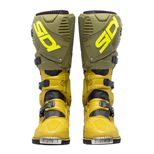 SIDI BOTY CROSSFIRE 3 OLIVE GREEN/FLUO YELLOW