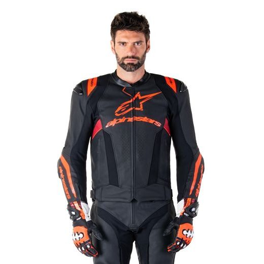 BUNDA MISSILE 3 IGNITION, ALPINESTARS (ČERNÁ/ČERVENÁ FLUO/TMAVĚ ČERVENÁ) 2026