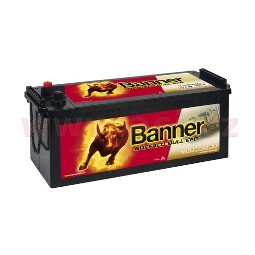 150AH BATERIE, 850A, LEVÁ BANNER BUFFALO BULL EFB 513X189X195(220)