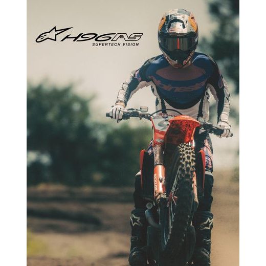 OKULIARE SUPERTECH VISION HUNTA96 XXV, ALPINESTARS (FIALOVÁ/BÍLÁ, ZRKADLOVÉ STRIEBORNÉ PLEXI) 2026