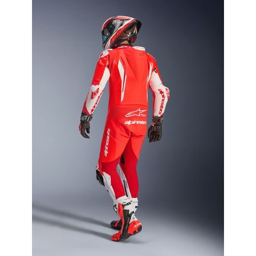 JEDNODIELNA KOMBINÉZA GP TECH V5, ALPINESTARS (ČERVENÁ FLUO/ČERVENÁ/BÍLÁ) 2026