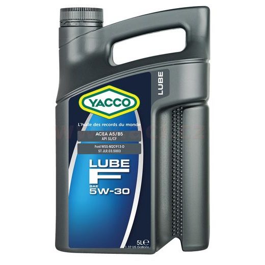YACCO MOTOROVÝ OLEJ PLNE SYNTETICKÝ LUBE F 5W30 5L