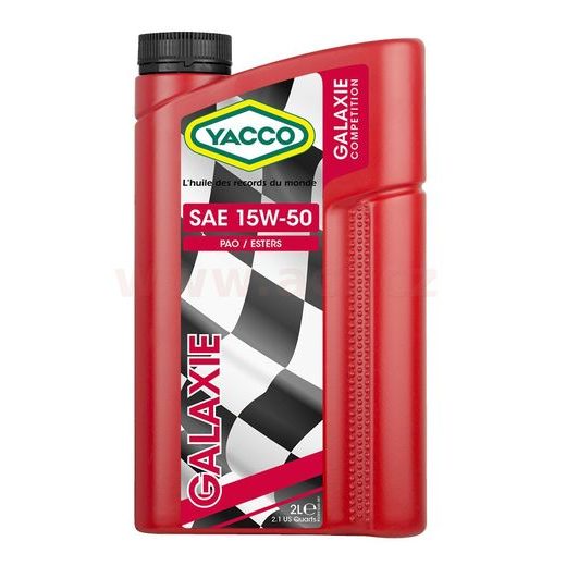 YACCO MOTOROVÝ OLEJ PLNE SYNTETICKÝ GALAXIE 15W50 2L