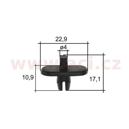 PLASTOVÝ NÝTEK (SADA 10 KS)