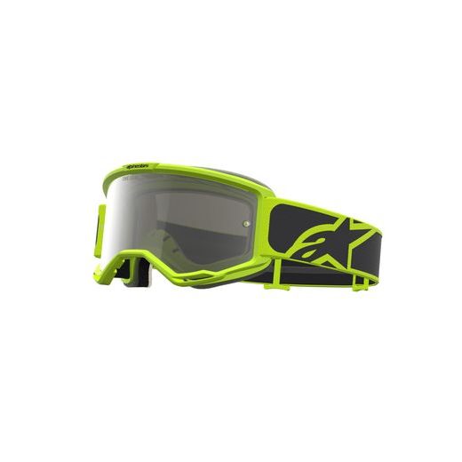 OKULIARE VISION 5 RORA, ALPINESTARS (ČERNÁ/ŽLUTÁ FLUO, ZRKADLOVÉ STRIEBORNÉ PLEXI) 2027