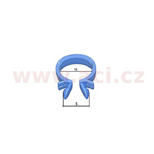 PLASTOVÁ SVORKA (DRŽÁK) KABELŮ, HADIČEK (SADA 10 KS)