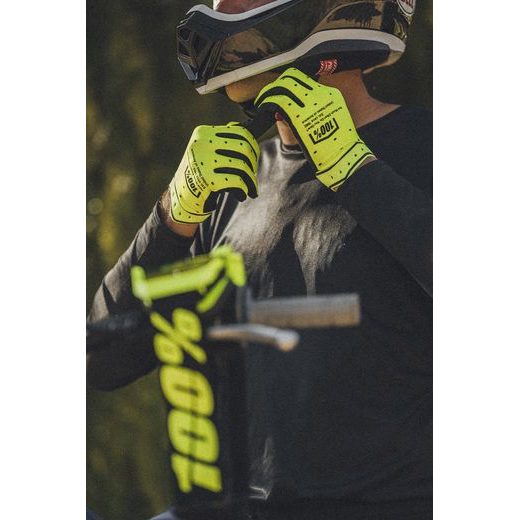 RUKAVICE RIDEFIT, 100% - USA (FLUO ŽLTÁ)