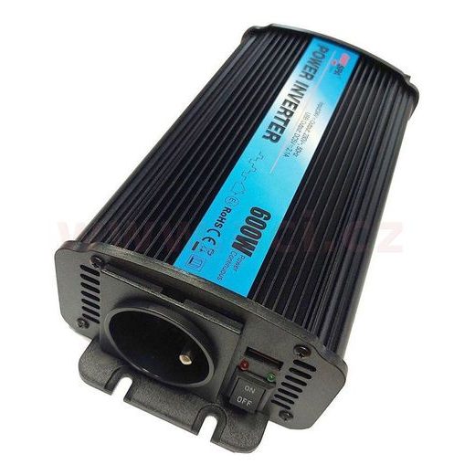 MĚNIČ NAPĚTÍ Z 12 V /230 V-600 W, MODIFIKOVANÁ SINUSOVKA