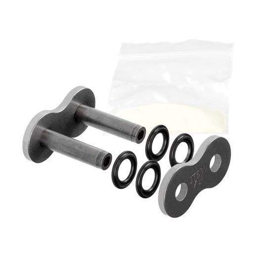 SPOJKA REŤAZU 530X1R, JT CHAINS (FARBA ČIERNA, NITOVACIE, TYP RIVET)