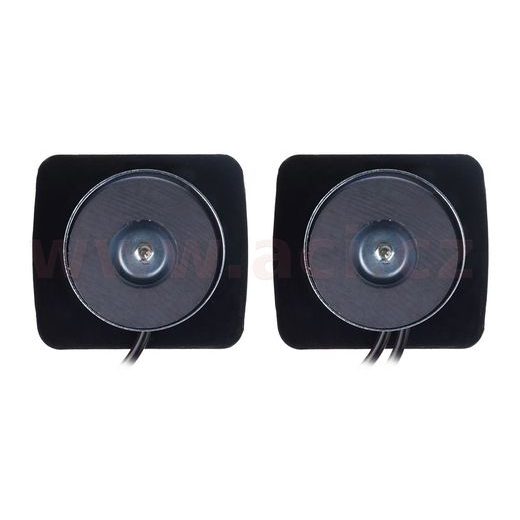 SADA ZADNÍCH SVĚTLEL LED 100X95 MM, MAGNETICKÁ, ZÁSTRČKA 7 PIN, KABEL 7,5 M