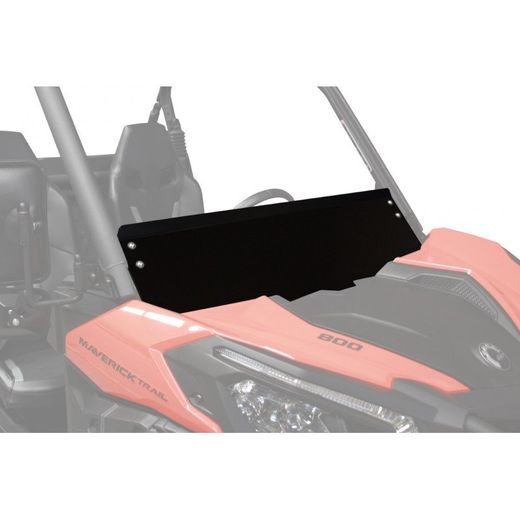 XRW WIND DEFLECTOR ALU BLACK - CAN-AM MAVERICK TRAIL