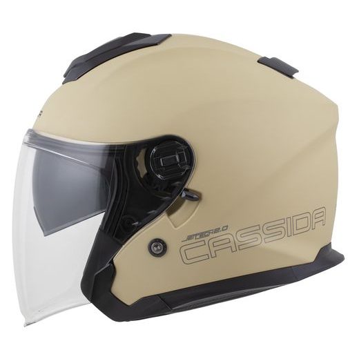 PRILBA JET TECH 2.0 SOLID, CASSIDA (PIESKOVÁ MATNÁ/ČERNÁ/ŠEDÁ) 2026