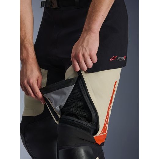 NOHAVICE HALO PRE DRYSTAR XF, ALPINESTARS (KRÉMOVÉ/ČERNÉ/ČERVENÉ) 2026