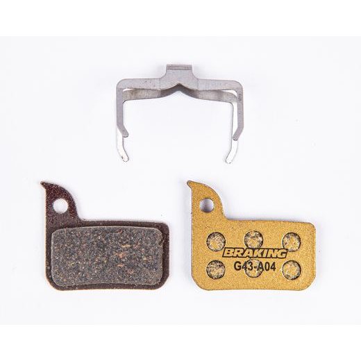 BRZDOVÉ DESTIČKY PRO SYSTÉMY SRAM, BRAKING (SMĚS CARBO METALIC) 2 KS V BALENÍ