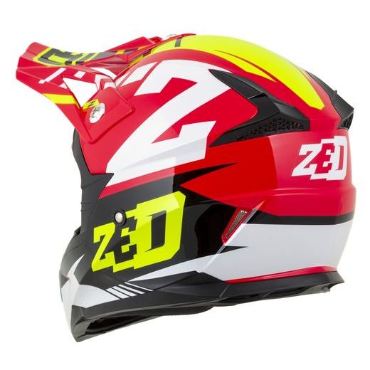 PRILBA X1.9D TARGA, ZED, DETSKÁ (ČERVENÁ/ŽLUTÁ FLUO/ČERNÁ/BÍLÁ) 2026