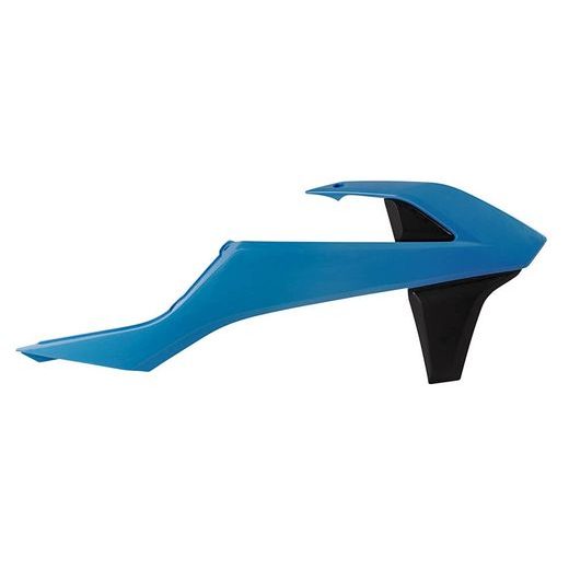 SPOJLERY CHLADIČA KTM, RTECH (SVETLE MODRO-ČIERNE, PÁR)