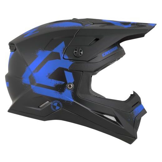 PRILBA CROSS CUP 2 CREW JUNIOR, CASSIDA, DETSKÁ (ČIERNA MATNÁ/MODRÁ) 2026