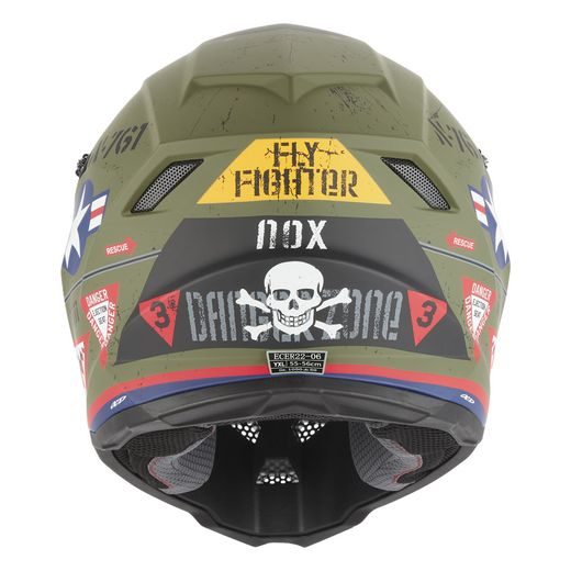 PRILBA N761 FLY FIGHTER, NOX, DETSKÁ (KHAKI, VIAC BAR.) 2026