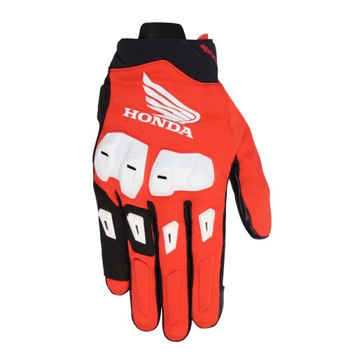RUKAVICE SP X 3 HONDA KOLEKCE, ALPINESTARS (ČERVENÁ/ČERNÁ/BÍLÁ) 2026