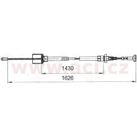LANOVOD BRZDOVÝ RYCHLOMONT. AL-KO 1430/1626 MM (S ČOČKOU) ORIGINÁL