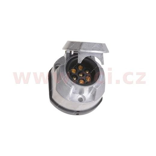 ZÁSUVKA 7 PIN 12V HLINÍK + TĚSNĚNÍ