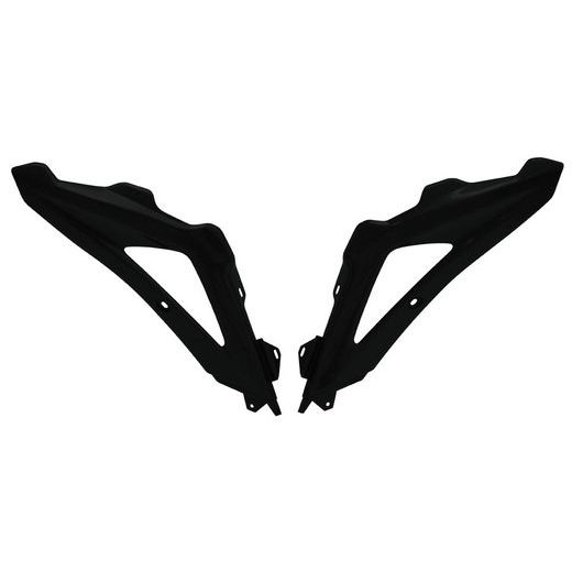 VRCHNÝ DIEL SPOJLEROV CHLADIČA HUSQVARNA, RTECH (ČIERNY, PÁR)