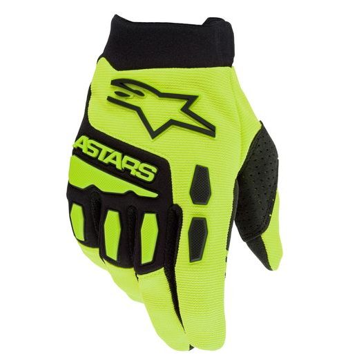 RUKAVICE FULL BORE, ALPINESTARS, DETSKÉ (ŽLTÁ FLUO/ČERNÁ) 2024