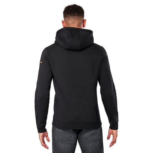 MIKINA GILDED HOODIE, ALPINESTARS (ČERNÁ/ZLATÁ)