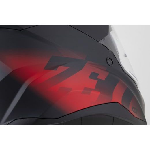 PRILBA XD1, ZED (ČIERNA MATNÁ/ČERVENÁ) 2026