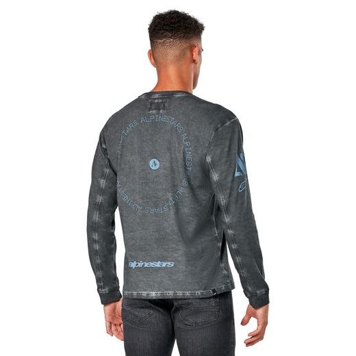 TRIKO NOOK KNIT DLHÝ RUKÁV, ALPINESTARS (TMAVO ŠEDÁ)