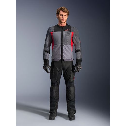 BUNDA ST-2 AIR, ALPINESTARS (ŠEDÁ/TMAVĚ ŠEDÁ/ČERVENÁ) 2026